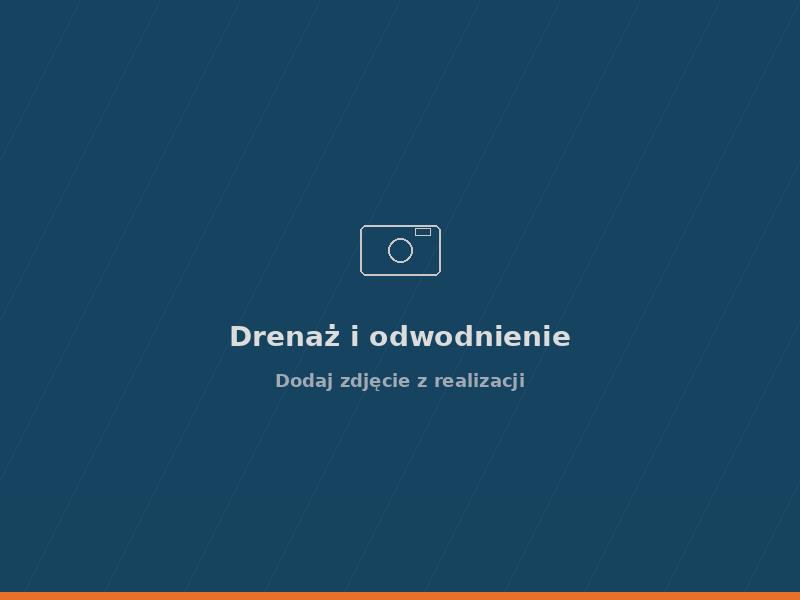 Drenaż opaskowy i odwodnienie działki minikoparką, okolice Augustowa