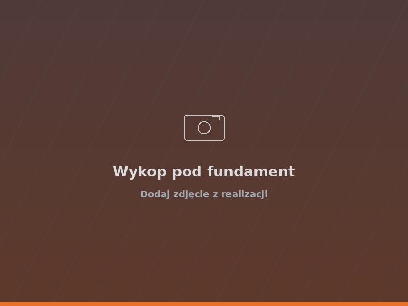 Wykop pod fundament minikoparką i przygotowanie terenu pod budowę, Augustów
